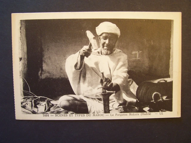 CPA - (Africa) - MOROCCO - Scenes and Types of Morocco - The Blacksmith Meknes (Hadda)