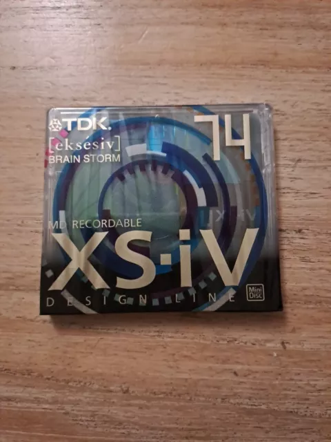 Mini Disc MD TDK XS-iV 74 NEUF