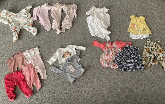 3-6 months Baby Girl Clothes Bundle