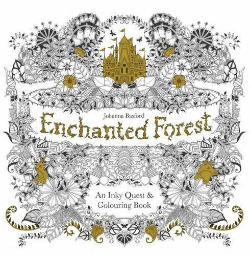 Enchanted Forest: An Inky Quest & Colouring Book: 1 by  1780674872 FREE Shipping