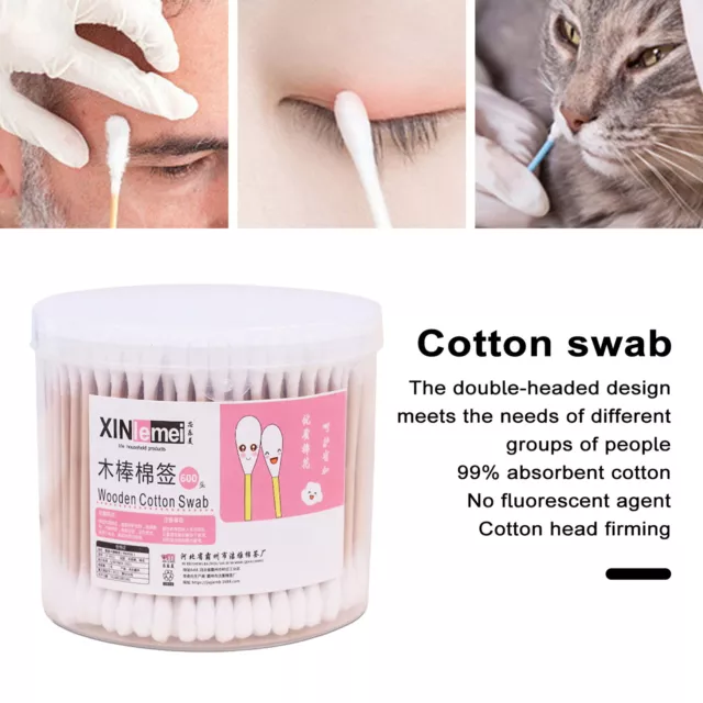 Gentle Cotton Swabs Comdortable Multi-functional Disposable Swab with Storage