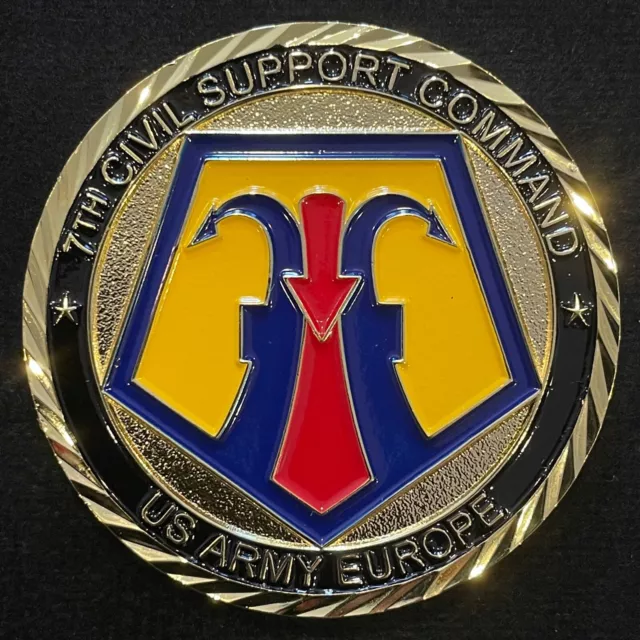 7th Civil Support Command US Army Europe Commanding General Challenge Coin