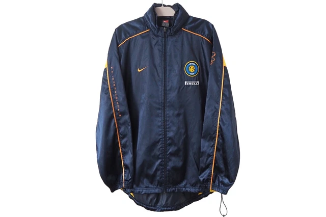 Vintage Inter Milan Nike Jacket Size XL Pirelli 00s retro Football Club Soccer