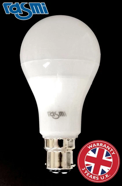 B22 LED Glühbirne Lampe warmweiß, kühlweiß oder Tageslicht 6w 7w 8w 11w 12w 13,5w 15w