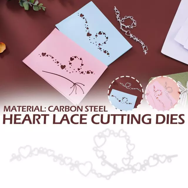 Heart Lace Metal Cutting Dies Cut Stencils For Embossing MakiZ5 Card/