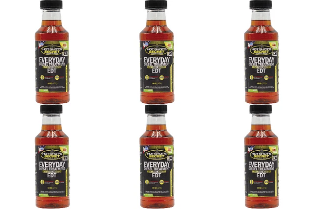 6x Hot Shot s Secret Lubrication Specialties Fuel Additive HSSEDT16Z