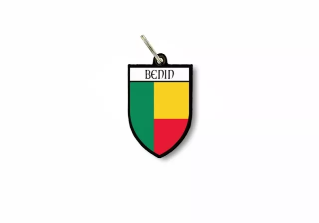 Porte cles clefs cle drapeau collection ville blason benin beninois