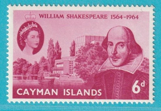 Kaiman Inseln aus 1964 ** postfrisch MiNr. 172 400. Geburtstag Shakespeare