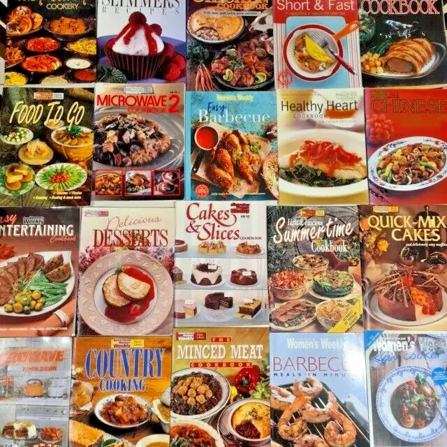 Australian Women’s Weekly Cookbook Vintage + Modern Cookbooks AWW YOU CHOOSE