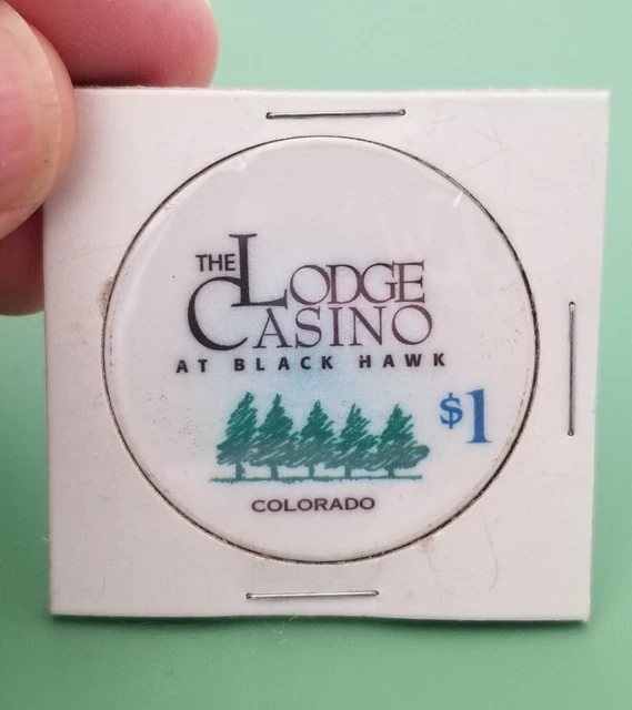 Vintage! THE LODGE CASINO (Black Hawk) $1.00 GAMING CHIP Vintage! THE LODGE CASINO (Black Hawk) $1.00 GAMING CHIP
