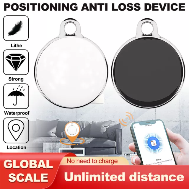 Mini GPS Tracker Dog Pet Tag Smart Finder Locator Key Tracking Tracer Waterproof