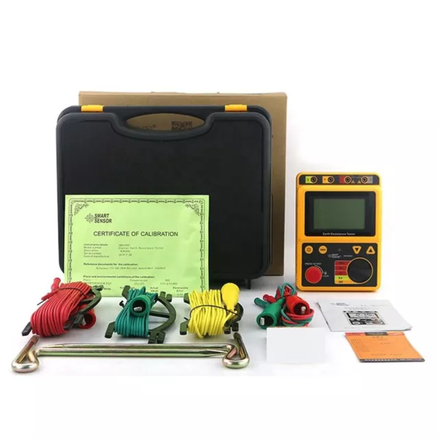 Earth Resistance Tester Digital Resistance Tester Earth Ground Resistance Tester