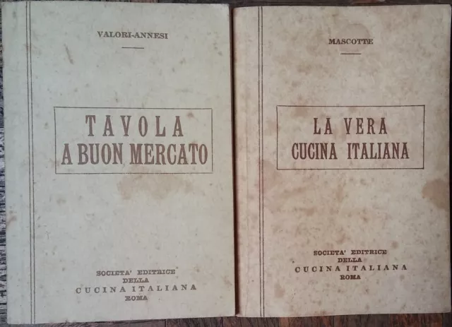 Tavola a buona mercato;La vera cucina italiana-AA.VV.-Società Notari-R