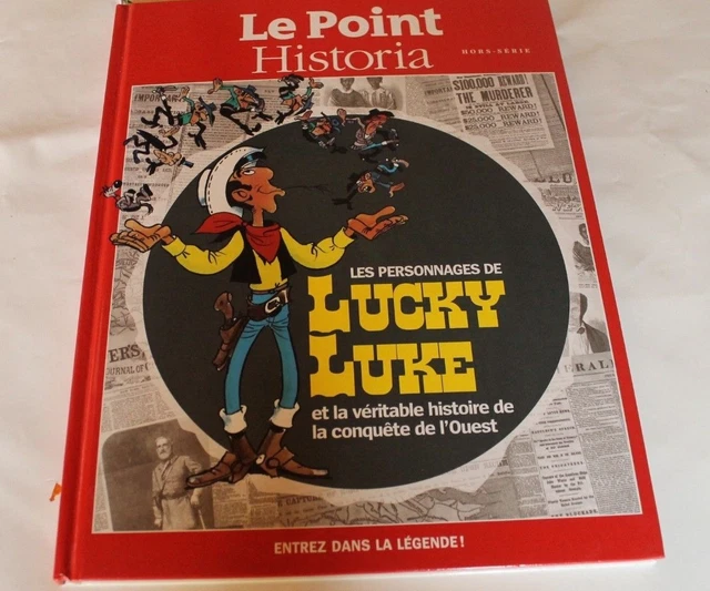 Le point, historia, les personnages de Lucky luke Hors série bd conquête l'ouest