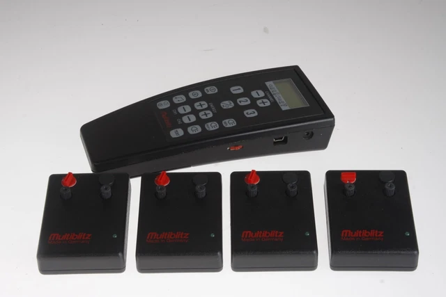 Mando a distancia multiflash Luxrem RT con 4 receptores para Xenolux y Magnolux