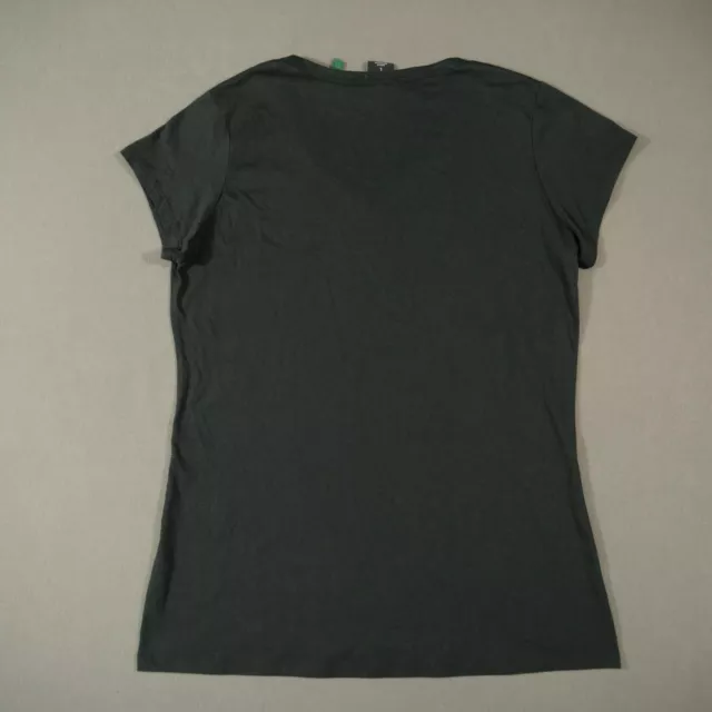 G-Star Raw Top Womens Large Black Round Neck Short Sleeve Tee Tshirt Casual 2