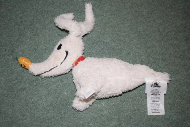 Disney Store Zero Soft Toy Plush Ghost Dog Nightmare Before Christmas RARE