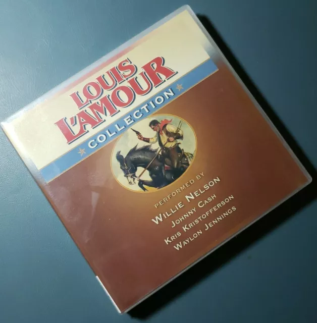 LOUIS L'AMOUR COLLECTION WILLIE NELSON 7 Short Stories 4 CDs