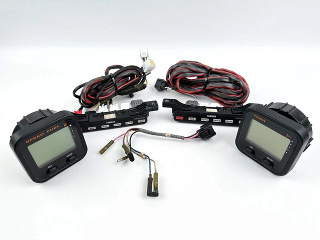 YAMAHA DIGITAL COMMAND Link Gauge Set Tach Speed Fuel Square $699.73 ...