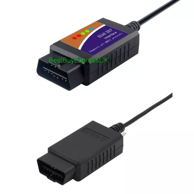 ELM327 USB modifiziertes OBD2 Code Lesegerät FORScan MS/HS CAN Diagnosewerkzeug für Ford
