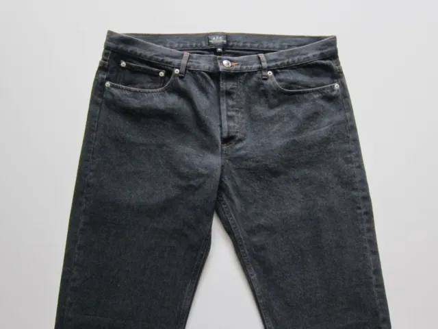 NEW A.P.C. Petit New Standard washed black jeans APC cotton not selvedge 36 NWOT