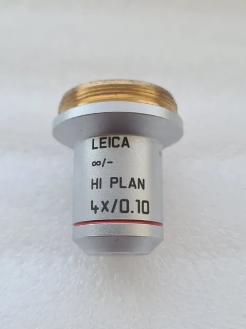 LEICA 4x/0.10 HI PLAN Objective Lens 506226