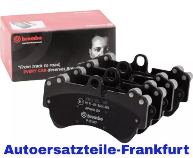 BREMBO P85069 Bremsbeläge PORSCHE CAYENNE (9PA) + VW TOUAREG VORNE