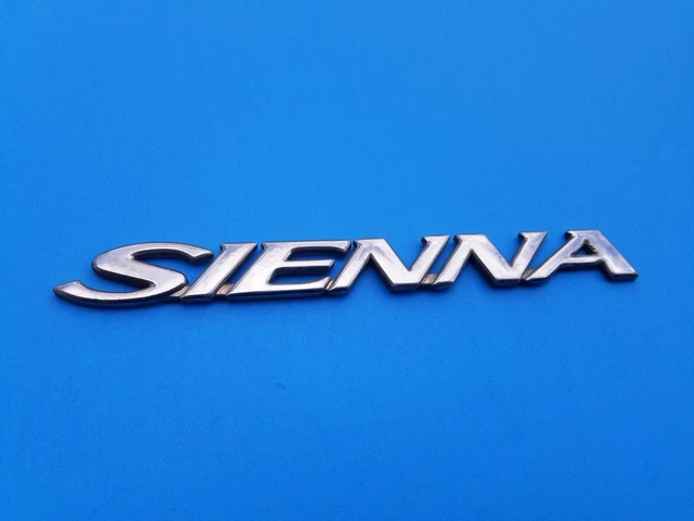 98 99 00 01 02 03 04 05 Toyota Sienna Rear Gate Lid Emblem Logo Badge Oem A3