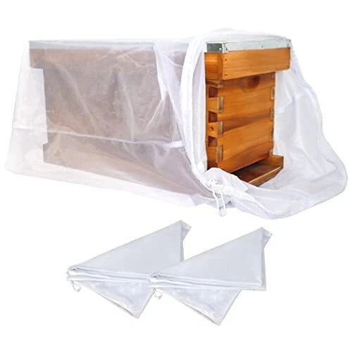 2 Pieces Bee Hive Nuc Mesh Transport Bag Packing Net Bag Beekeeping...