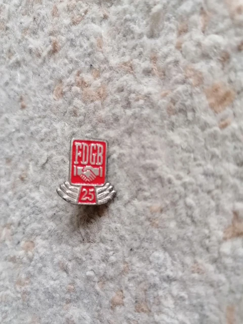 DDR ABZEICHEN PIN 25 Jahre FDGB Mitglied EUR 2,00 - PicClick DE