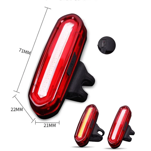 120 Lumen Vélo Bicyclette Feu Arrière USB Rechargeable-Cycling LED Queue Lights