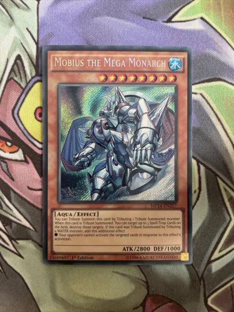 MP14-EN217 Mobius The Mega Monarch Secret Rare 1st Edition NM Yugioh Card