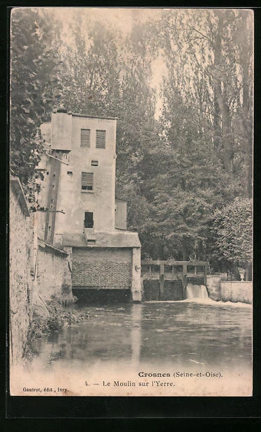 CPA Crosnes, le Moulin sur l'Yerre