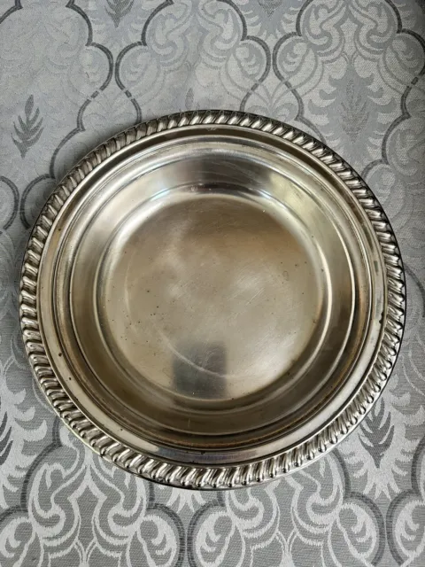 Sheridan Silver On Copper Vintage Used Serving Bowl