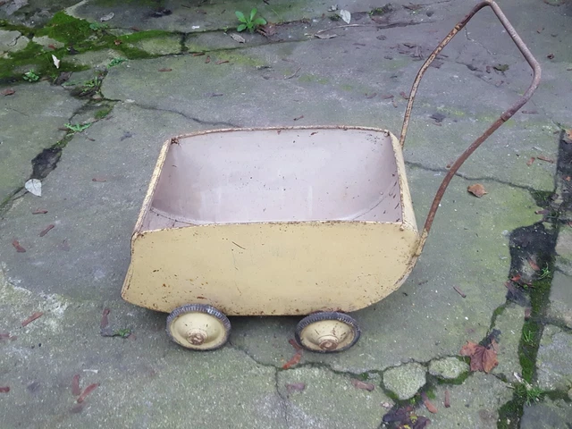 Jouet De Poussette Ancien Hochet à Boules Et Cygnes Pour Landau Ou Berceau Ann 506151