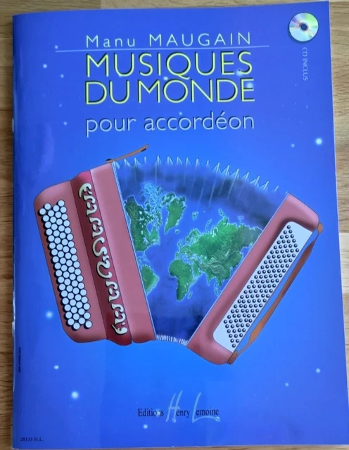 Recueil de partitions pour accordéon - Musiques du monde