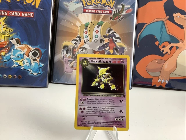 Pokemon Karte Card Dunkles DARK Simsala Alakazam Team Rocket clean Holo Wotc exc