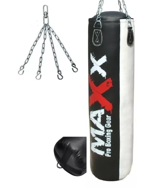 EMPTY 5FT Punch Bag Training UNFILLED WITH CHAIN  boxing bag Punchbag  mma ufc 3