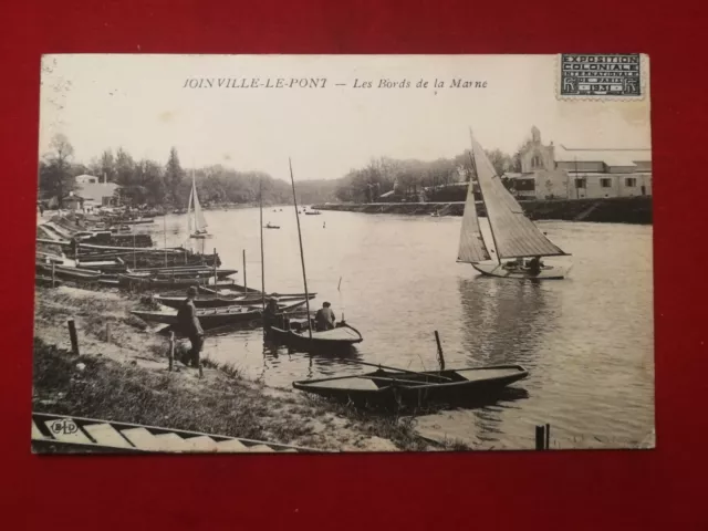 CPA 94 JOINVILLE le PONT - Les Bords de la Marne