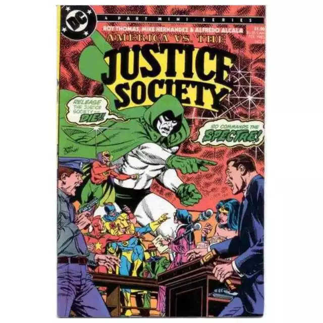 America vs. the Justice Society #2 in Very Fine + condition. DC comics [y.