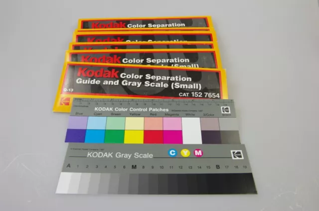KODAK COLOR SEPARATION Guide and Gray Scale (Q-13, 8