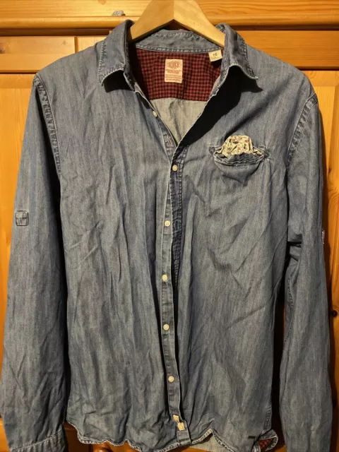 Mens Scotch & Soda Denim Shirt size L