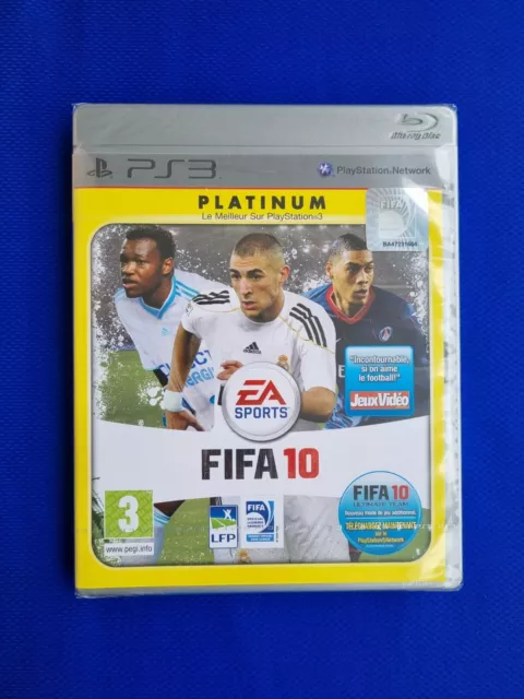 Jeu Fifa 10 Sur Playstation 3 Version Platinum Neuf Sous Blister Officiel PS3