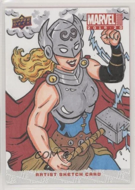 2019-20 Upper Deck Marvel Annual Sketch Cards 1/1 Scott DM Simmons Auto 09q5