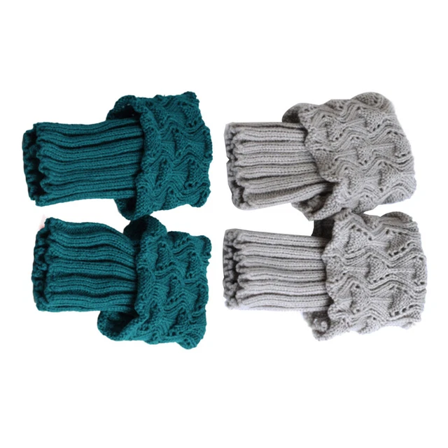 2 Pairs Lace Boot Cuffs Adult Socks Women Boot Cuffs Boots Anklets