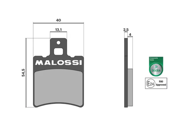 Malossi Front Brake Pads Pour Jog R 50 2T