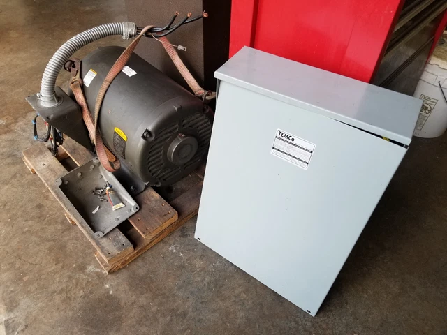 Temco phase converter/Baldor 40hp motor