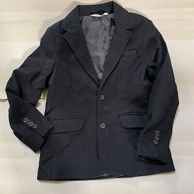 Cat & Jack  Boys' Button Suit Jacket Charcoal Gray  Button pockets