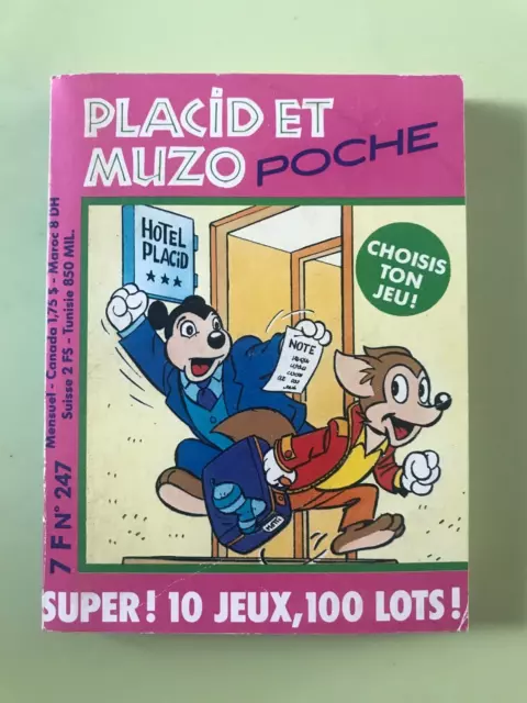 BD petit format Placid et Muzo n°247 (poche)