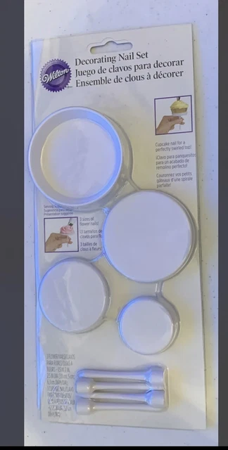 Juego de uñas con flores decorativas Wilton ~ NUEVO*ENVÍO GRATUITO